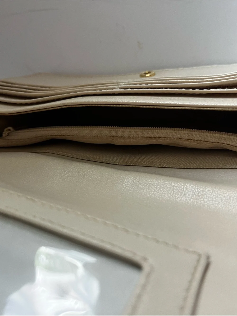 Etienne Aigner Natural Woven Straw Clutch with Gold-Tone Accent